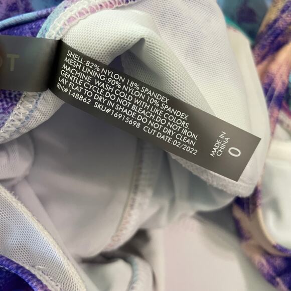 Torrid NWT Wireless Scoop Long Length Swim Dress With Brief- Tie Dye Size 0X - Picture 11 of 11